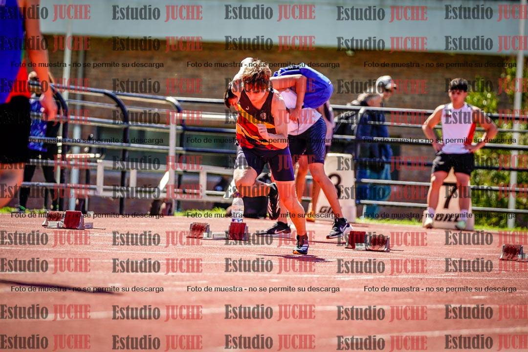 Fotos de los 100 m de varones