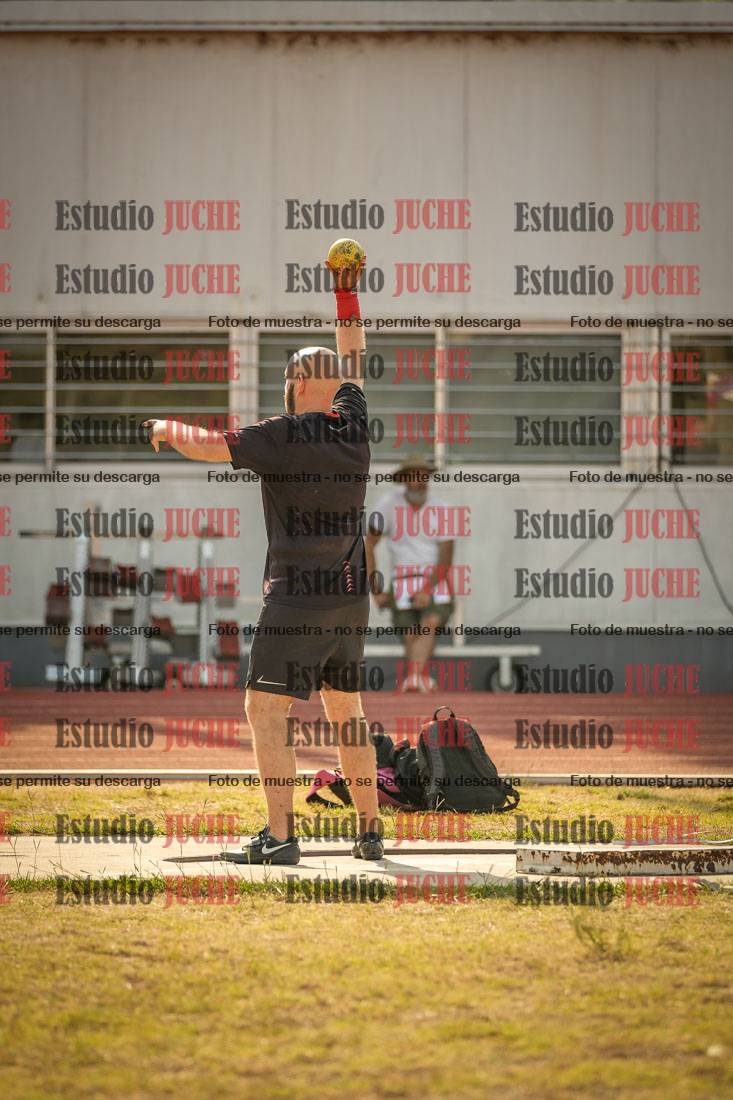 Fotos del lanzamiento de bala de varones