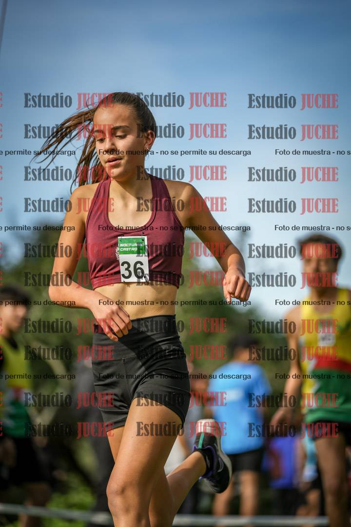 Fotos de la llegada del cross de 1500 m
