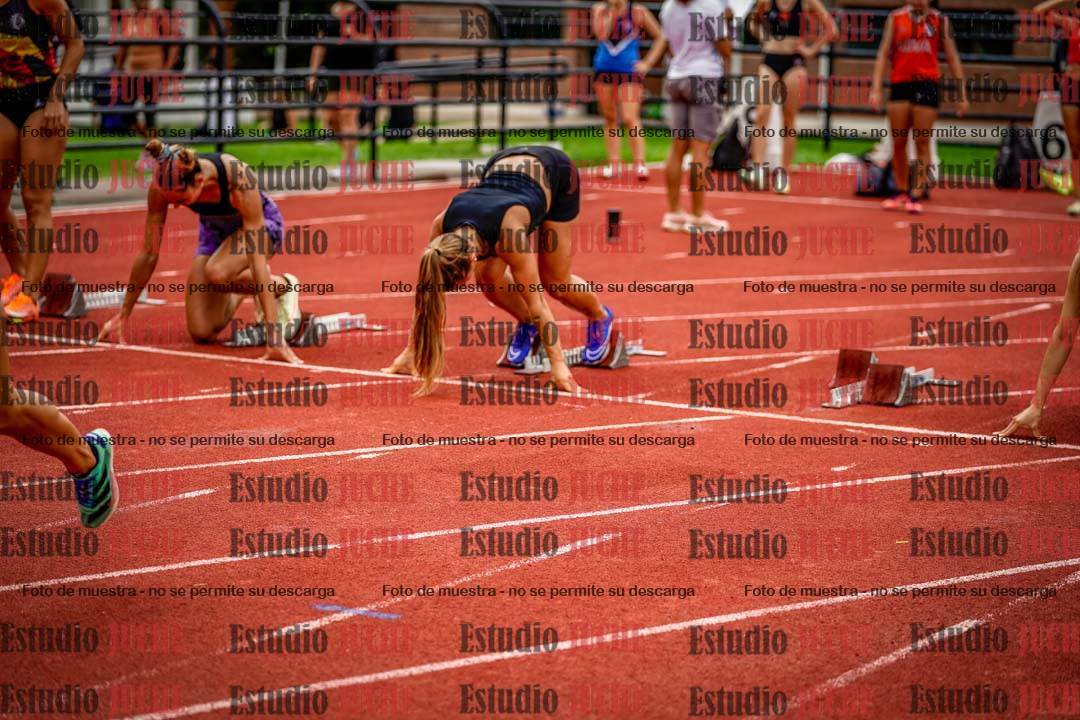 Fotos de los 100 m llanos de mujeres - FINAL