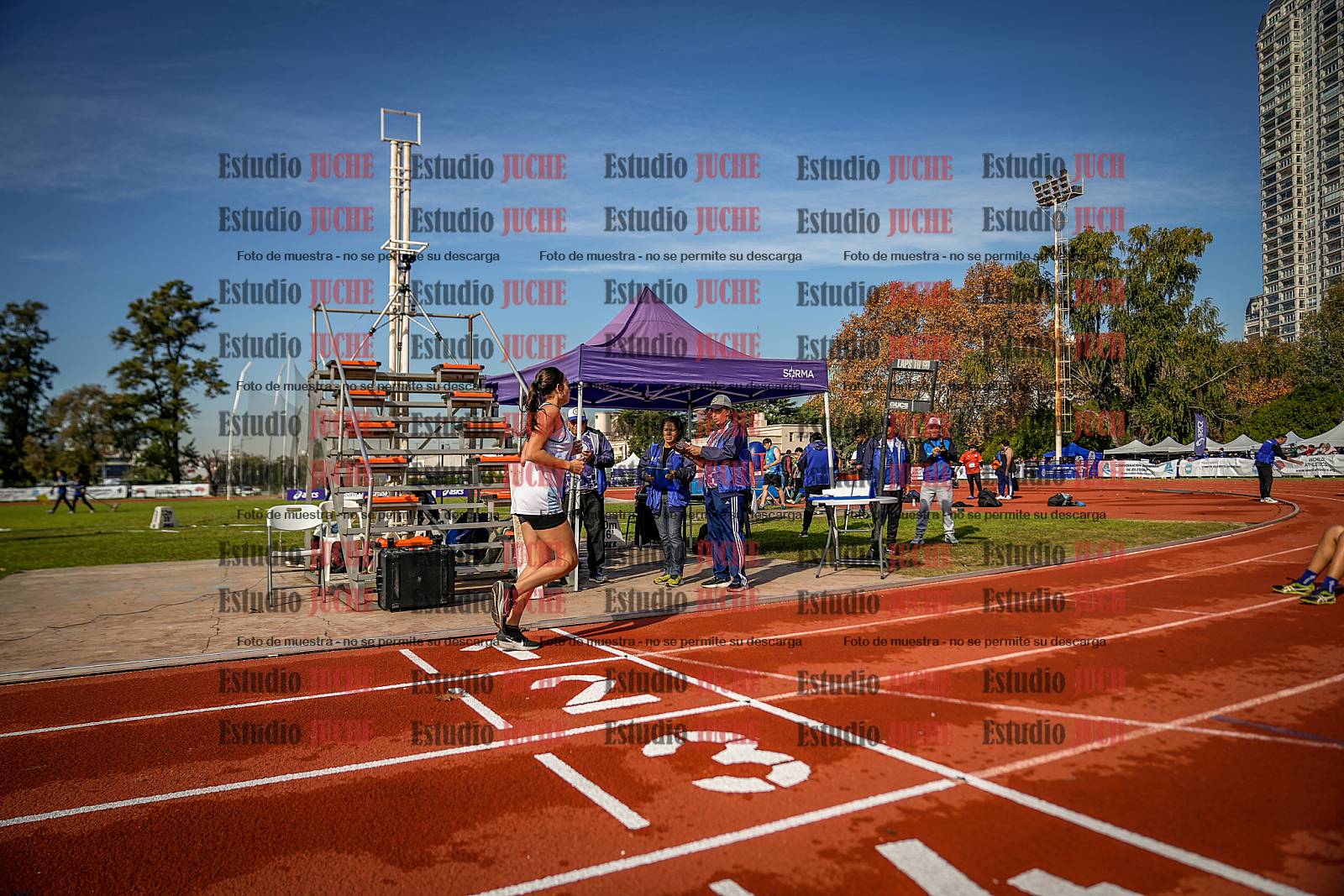 Fotos de los 800 m de mujeres - heptatlón 7