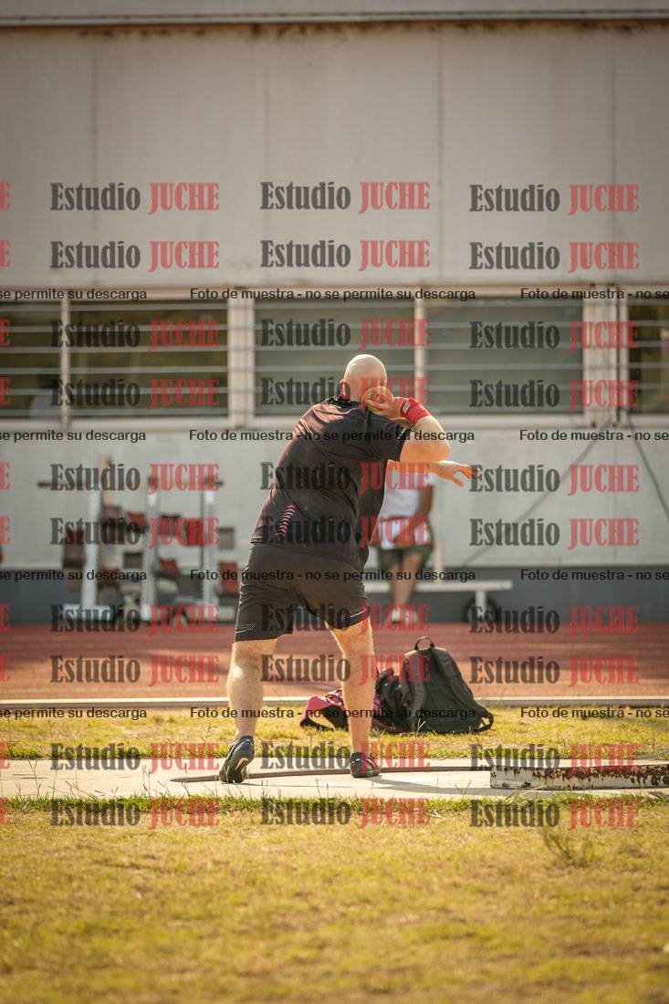 Fotos del lanzamiento de bala de varones