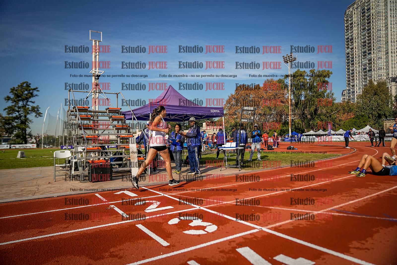 Fotos de los 800 m de mujeres - heptatlón 7