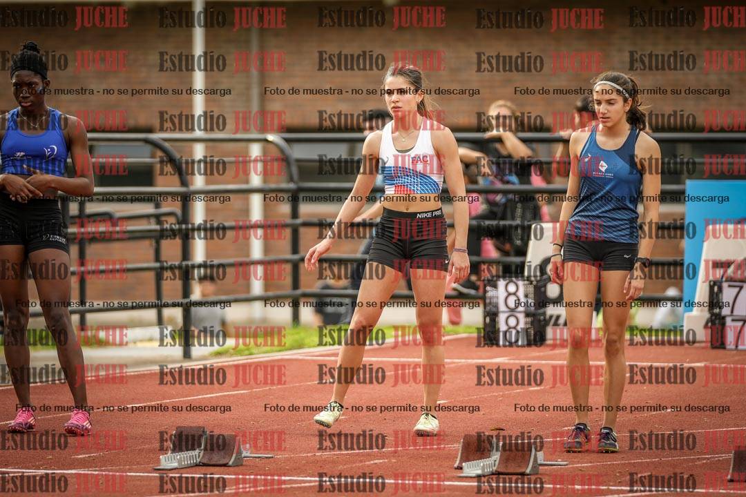 Fotos de los 100 m llanos de mujeres - FINAL