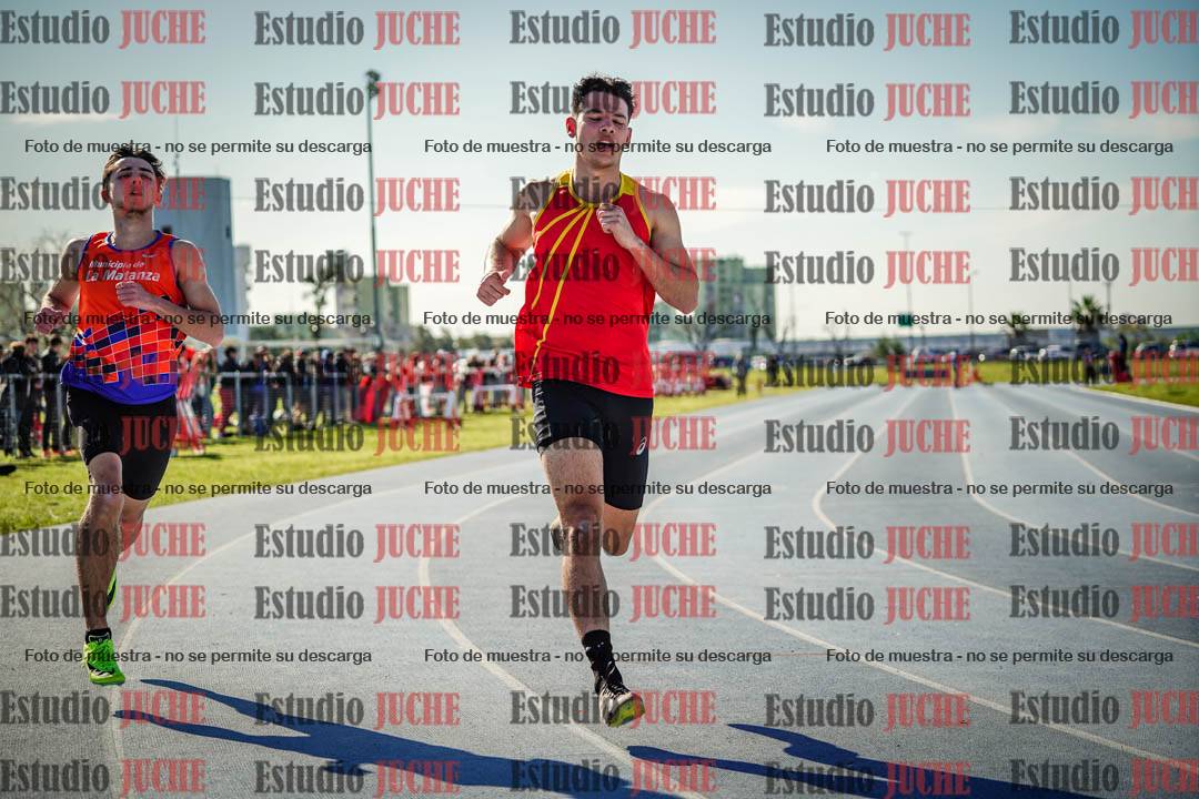 Fotos de los 100 m llanos de varones