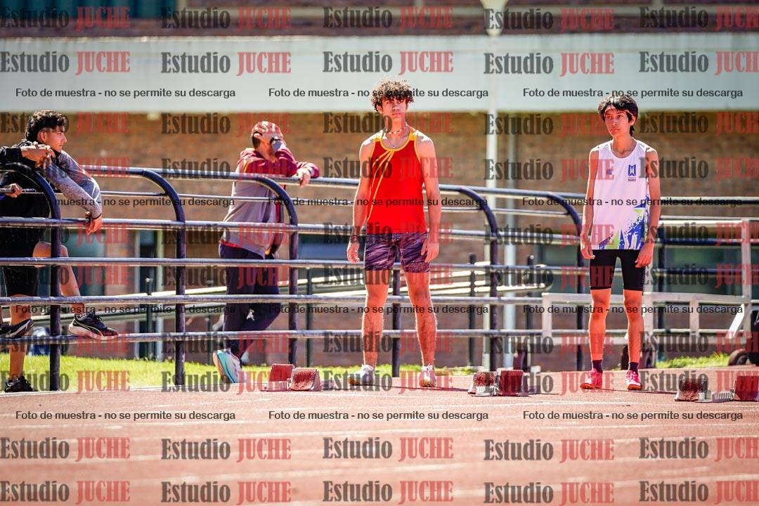 Fotos de los 100 m de varones