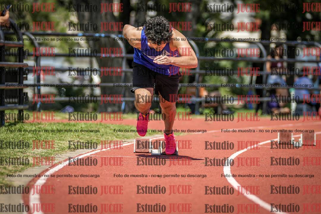 Fotos de los 200 m llanos de varones