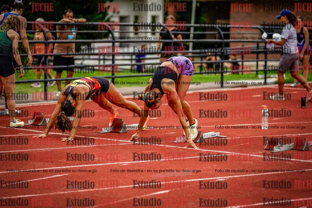 Fotos de los 100 m llanos de mujeres - FINAL
