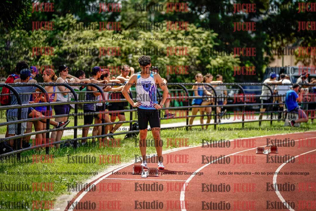 Fotos de los 400 m llanos de varones
