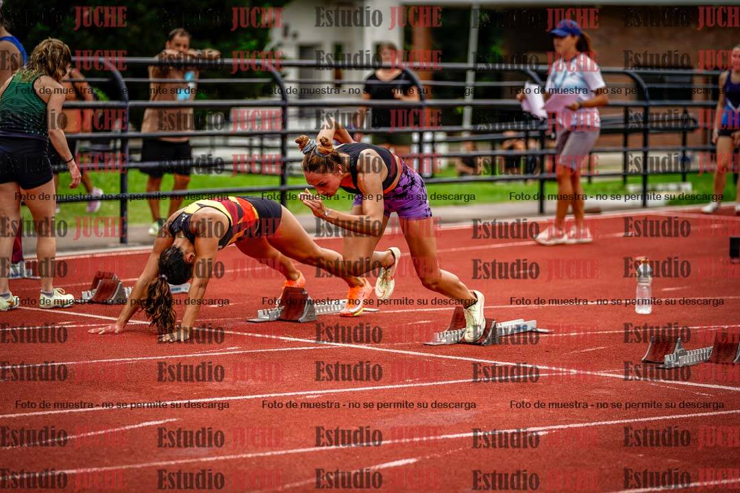Fotos de los 100 m llanos de mujeres - FINAL