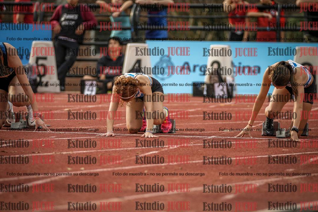 Fotos de los 100 m llanos de mujeres - FINAL