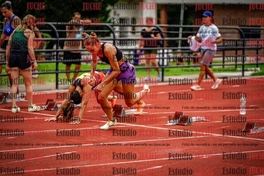 Fotos de los 100 m llanos de mujeres - FINAL