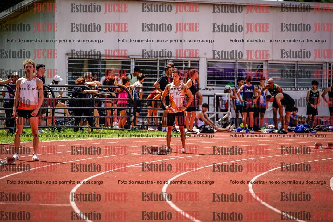 Fotos de los 400 m llanos de varones