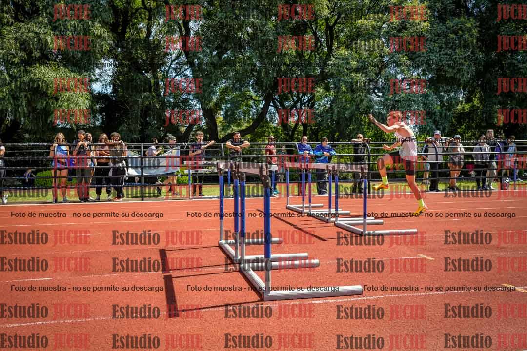 Fotos de los 110 m con vallas de varones