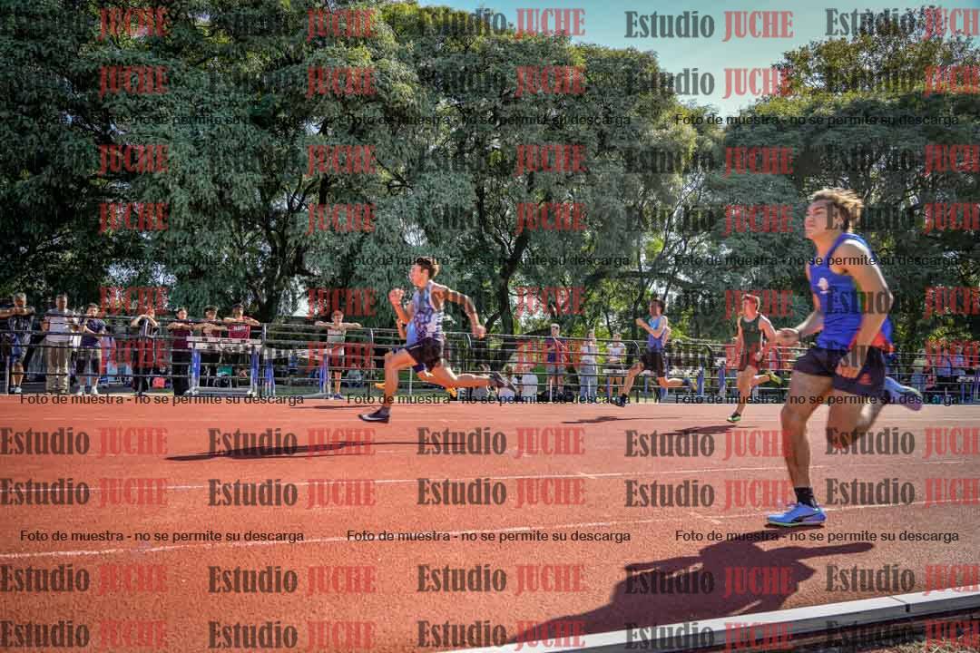 Fotos de los 100 m llanos de varones