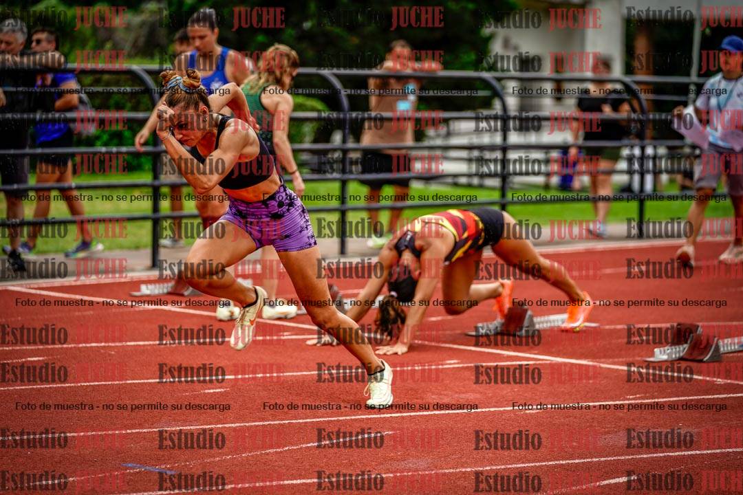 Fotos de los 100 m llanos de mujeres - FINAL