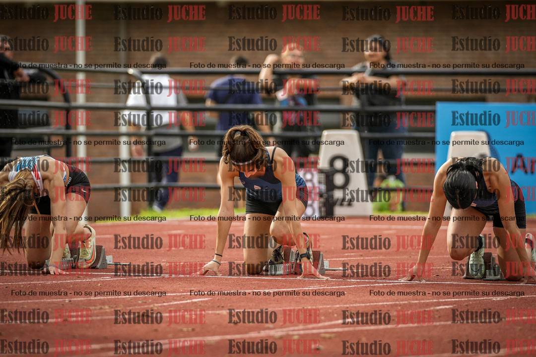 Fotos de los 100 m llanos de mujeres - FINAL