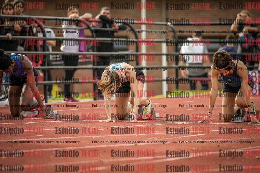Fotos de los 100 m llanos de mujeres - FINAL