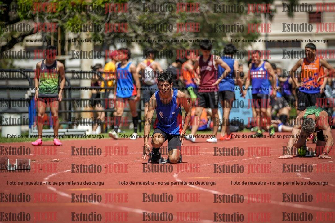 Fotos de los 200 m llanos de varones