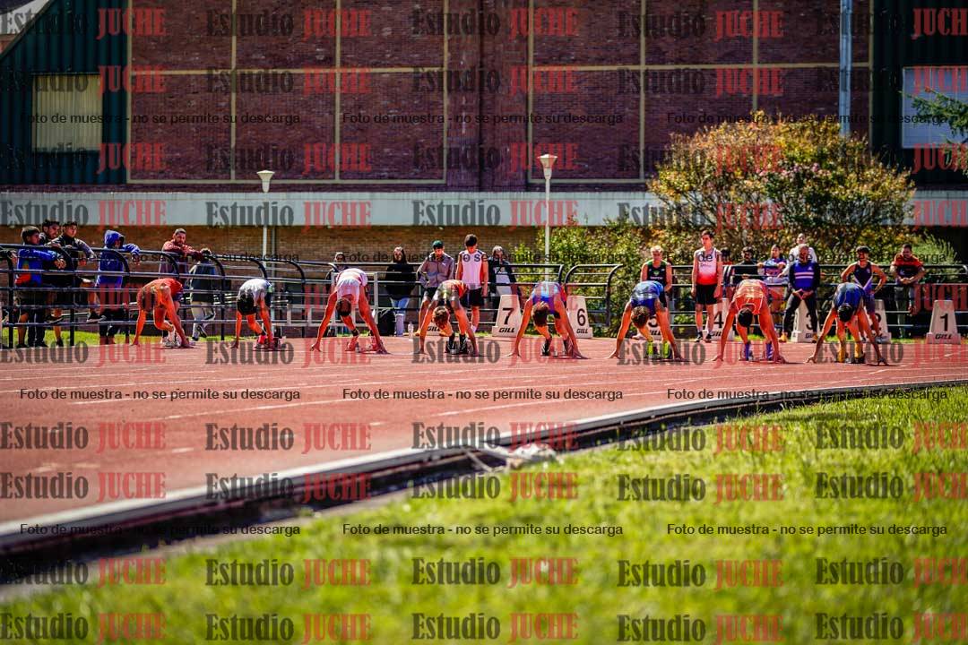 Fotos de los 100 m de varones