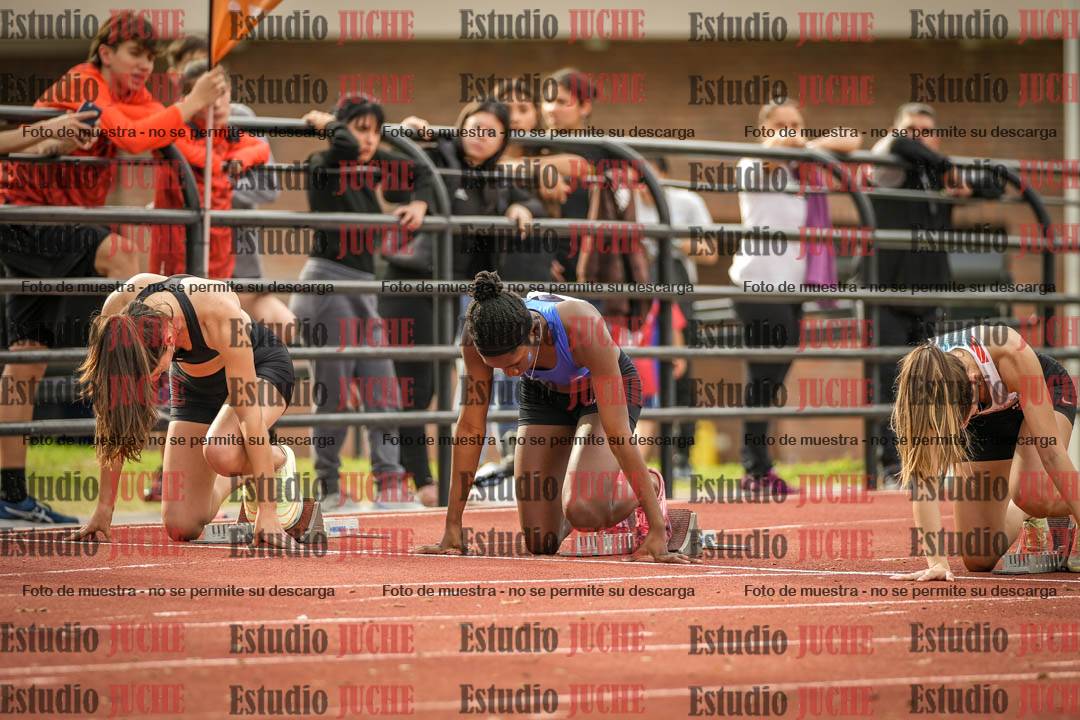 Fotos de los 100 m llanos de mujeres - FINAL