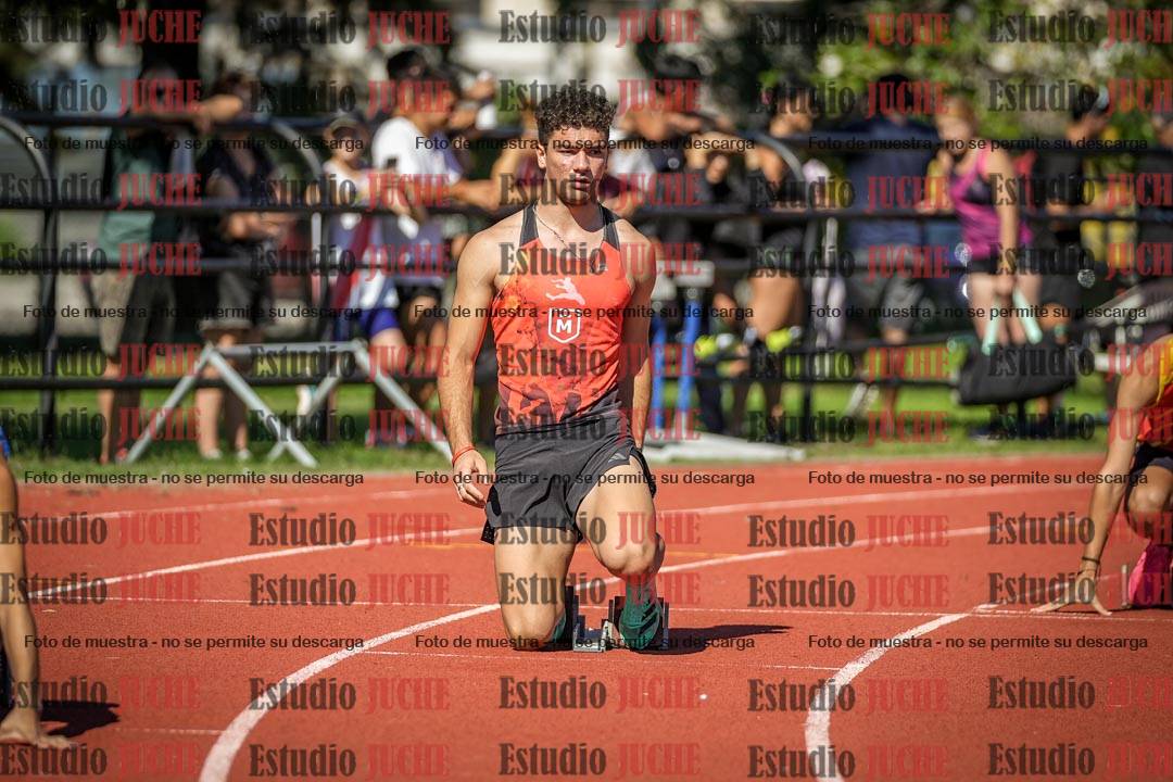 Fotos de los 200 m llanos de varones