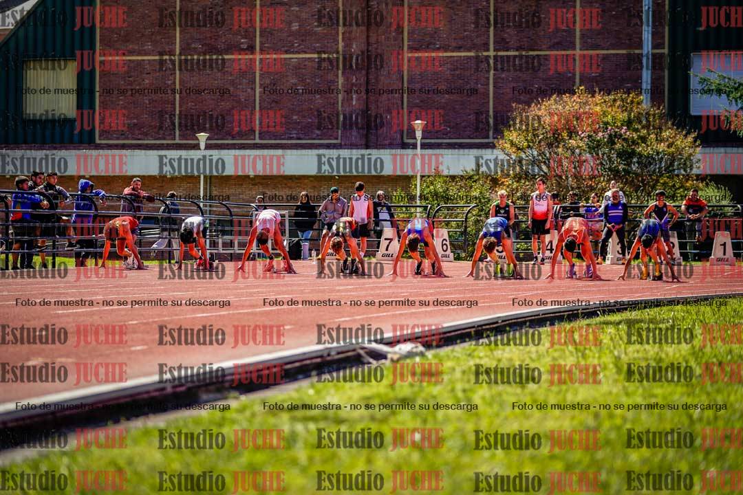 Fotos de los 100 m de varones