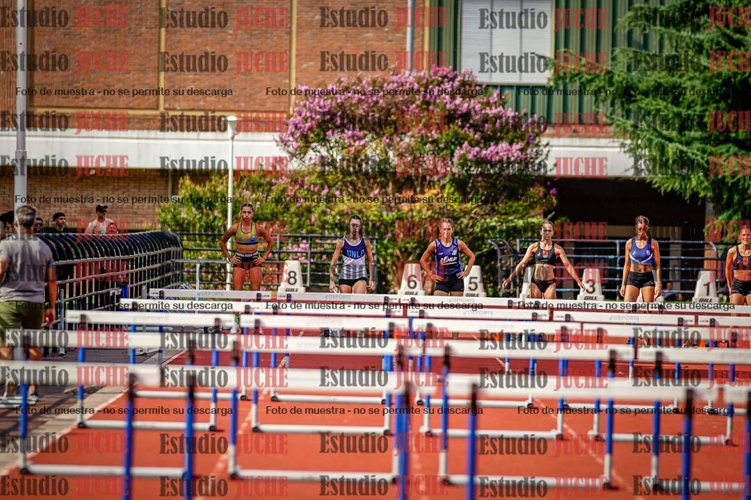 Fotos de los 60 m con vallas de mujeres