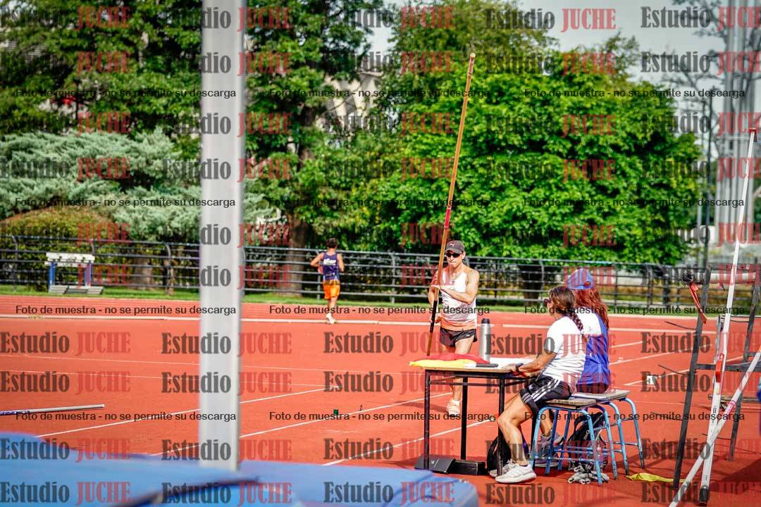 Fotos del salto con garrocha de mujeres y varones