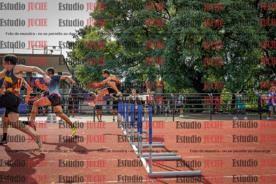 Fotos de los 60 m con vallas de varones