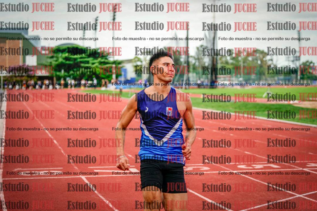 Fotos de los 100 m llanos de varones