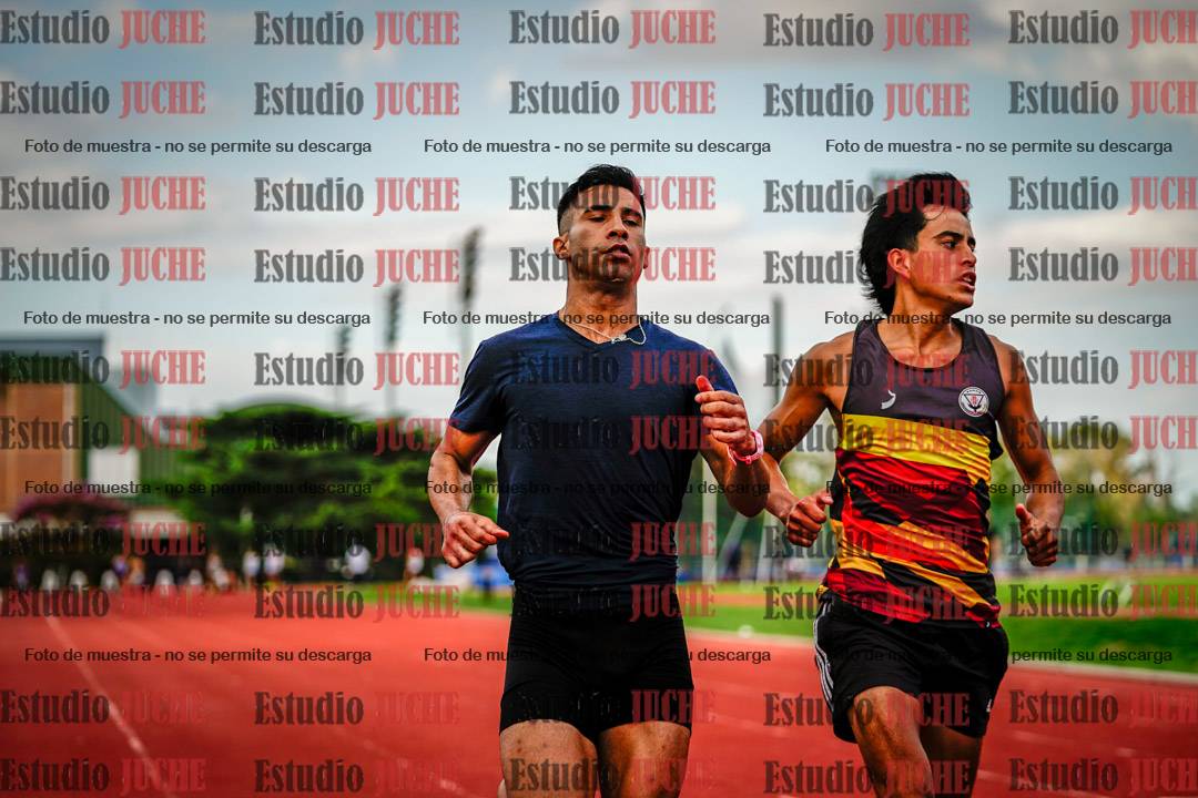Fotos de los 100 m llanos de varones