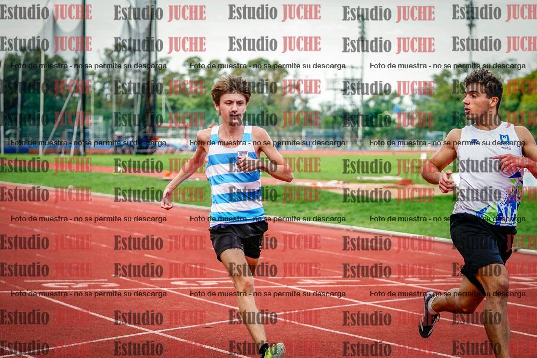 Fotos de los 100 m llanos de varones