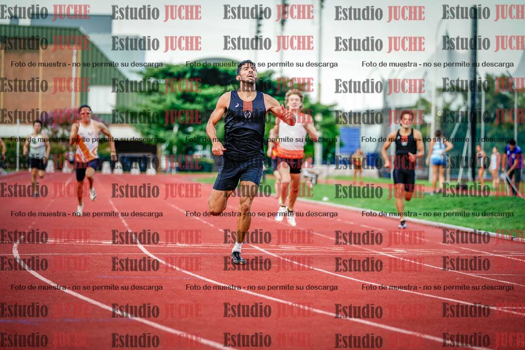 Fotos de los 400 m llanos de varones