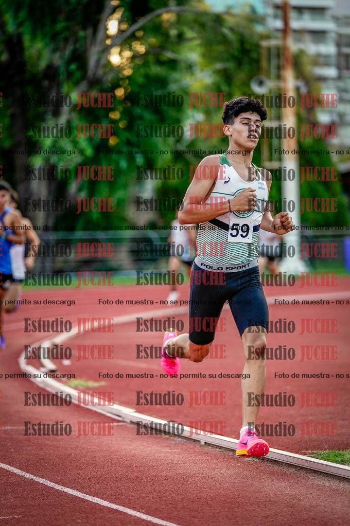 Fotos de los 1500 m llanos de varones