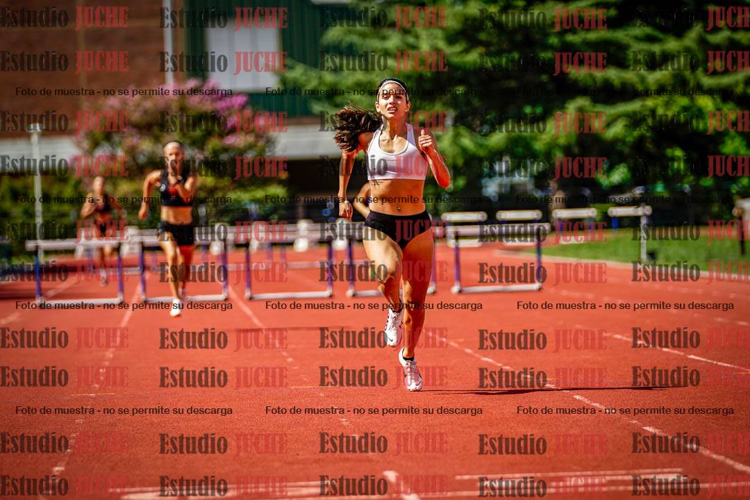 Fotos de los 400 m con vallas de mujeres