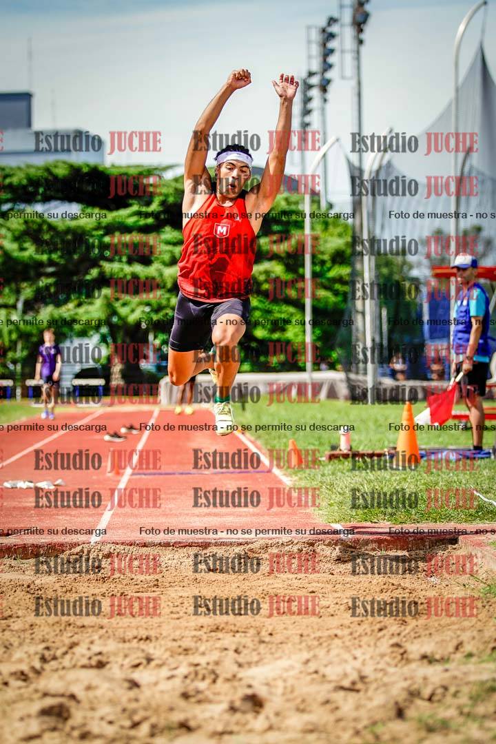 Fotos del salto triple de mujeres y varones