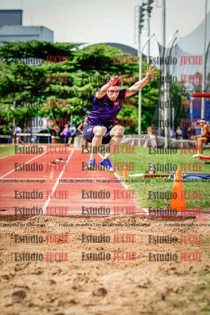 Fotos del salto triple de mujeres y varones
