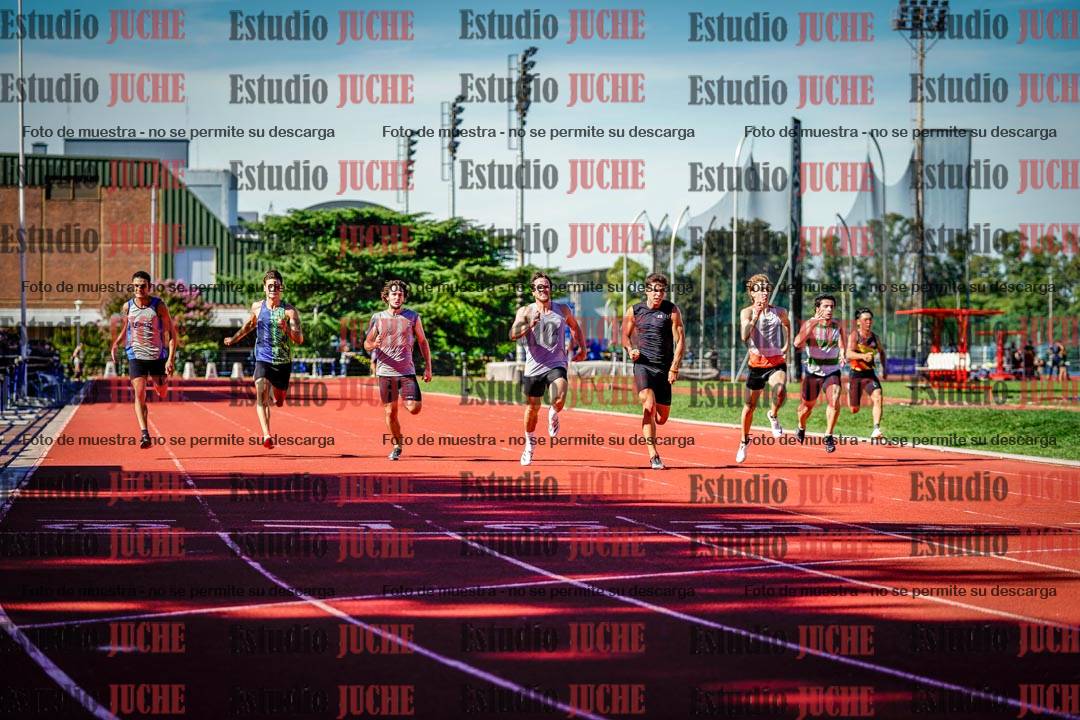Fotos de los 200 m llanos de varones