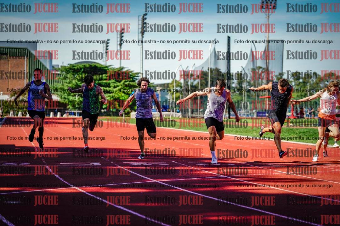 Fotos de los 200 m llanos de varones