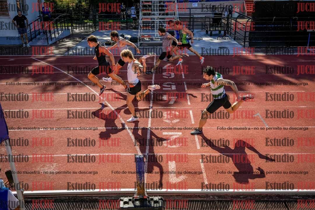 Fotos de los 200 m llanos de varones