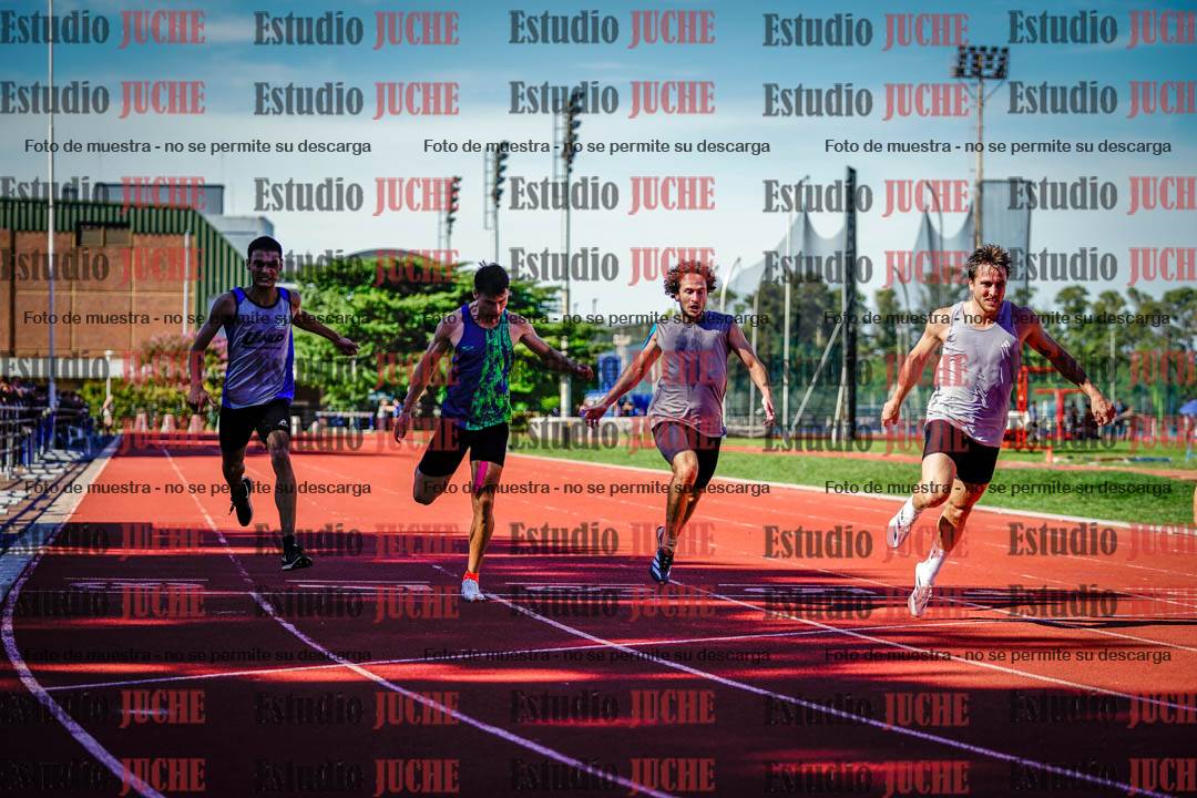 Fotos de los 200 m llanos de varones