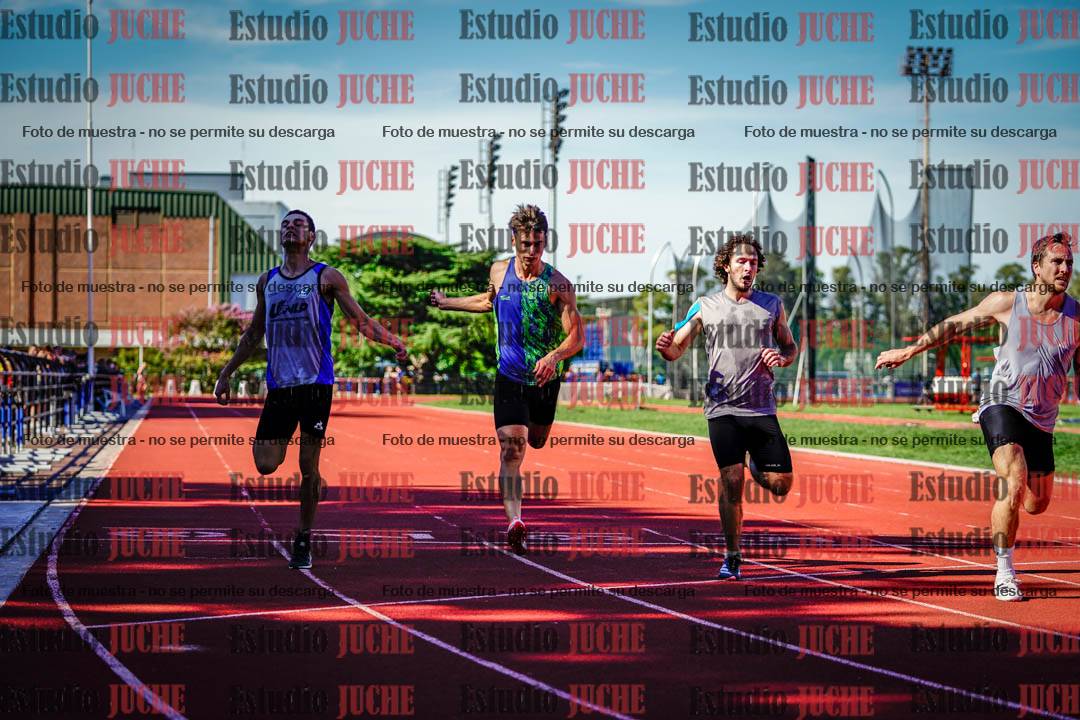 Fotos de los 200 m llanos de varones
