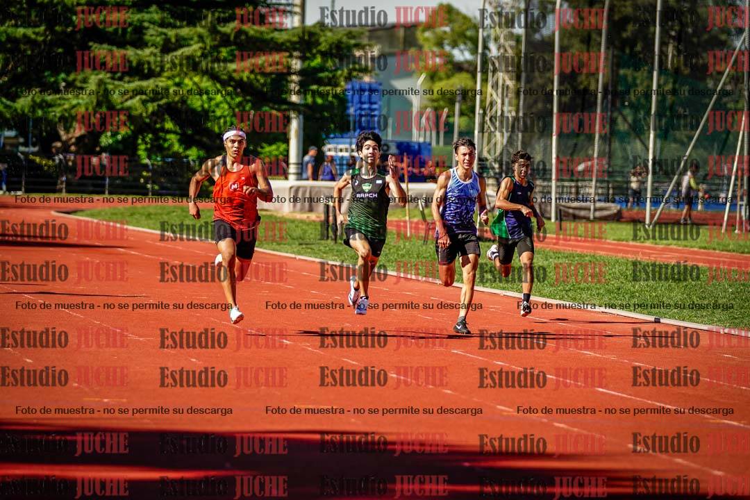 Fotos de los 200 m llanos de varones