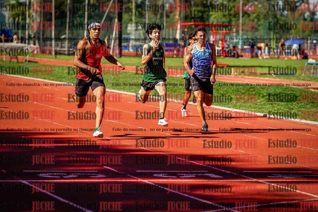 Fotos de los 200 m llanos de varones