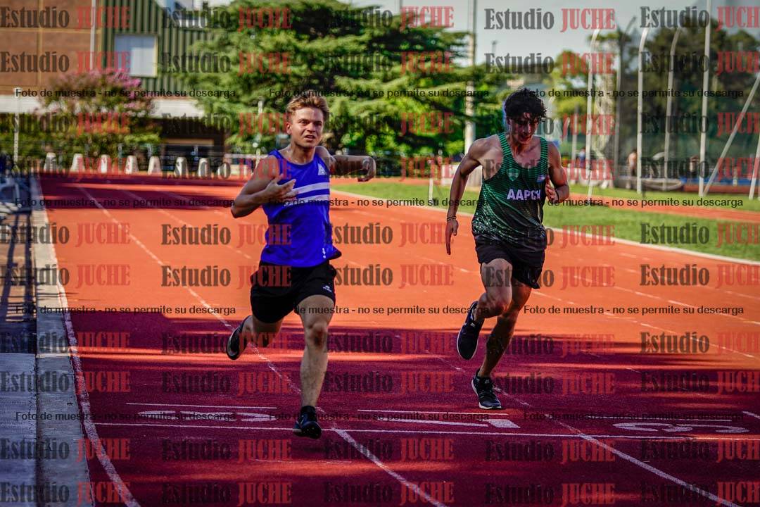 Fotos de los 200 m llanos de varones
