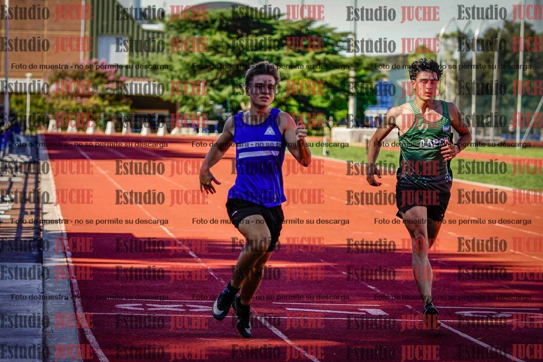 Fotos de los 200 m llanos de varones