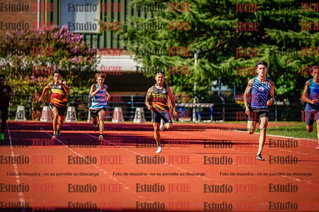 Fotos de los 200 m llanos de varones