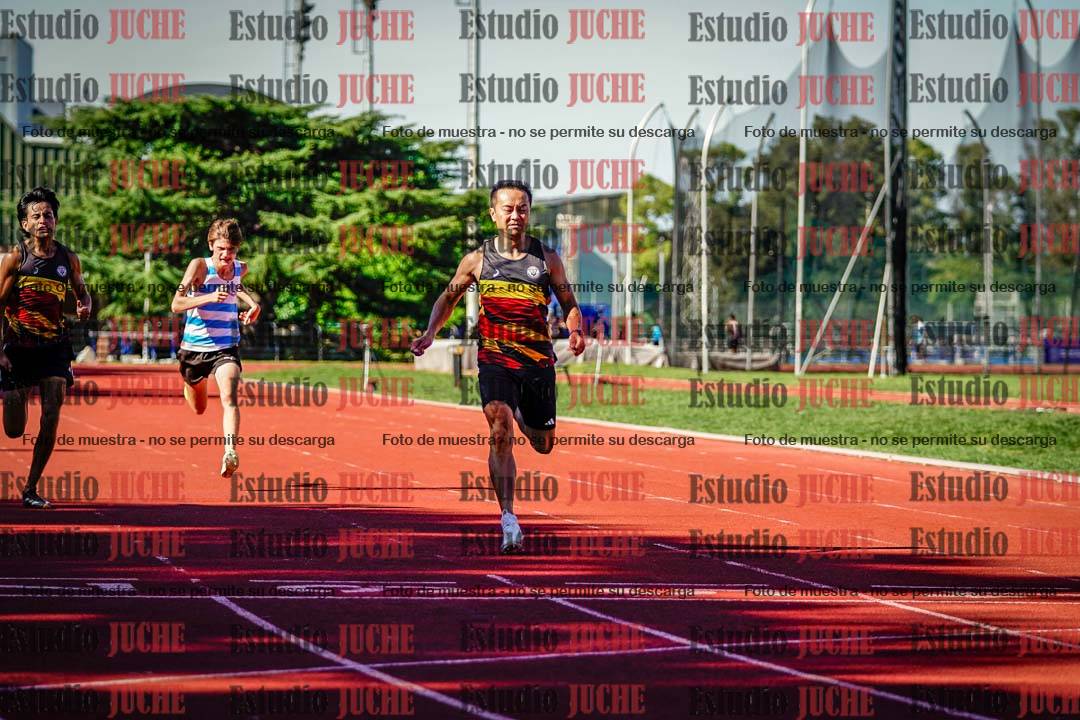 Fotos de los 200 m llanos de varones