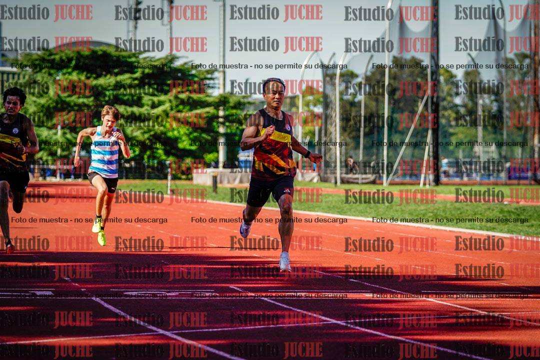 Fotos de los 200 m llanos de varones